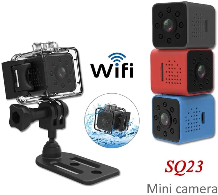 Мини камера SQ23 с Wi Fi HD 1080P видеорегистратор ночным видением водонепроницаемым корпусом маленькая поддержкой