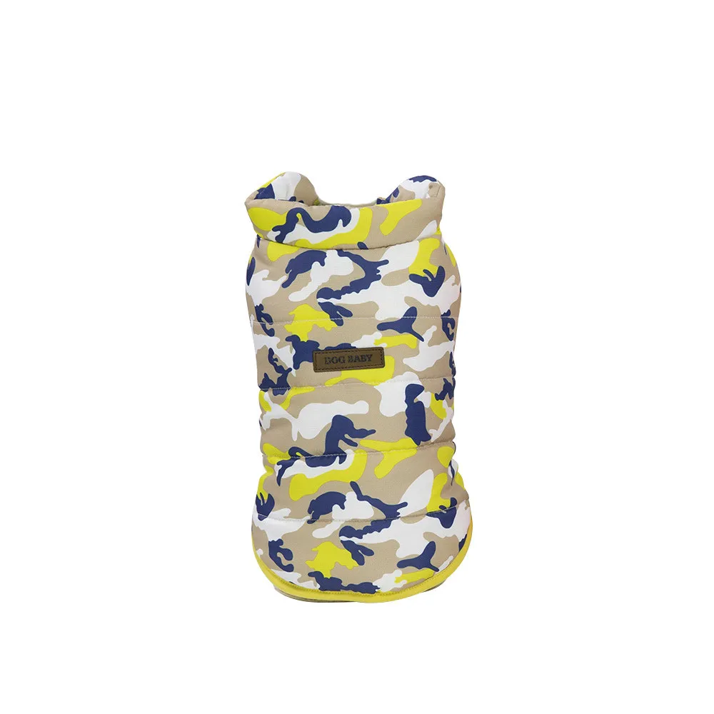 Рубашка Для Собак, Одежда Для питомцев, камуфляжный жилет Для щенков, зимний теплый жилет ярких цветов, жилет Для Собак Kamizelka Dla Psa, Костюм Для собаки