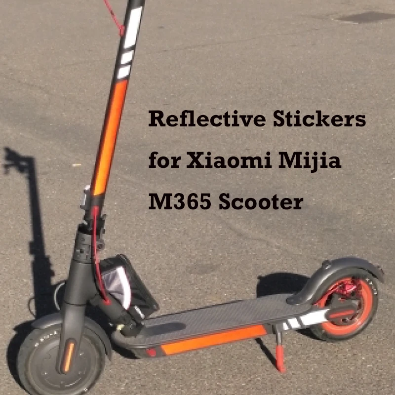 Светоотражающие наклейки для электрического скутера Xiaomi Mijia M365 светоотражающие