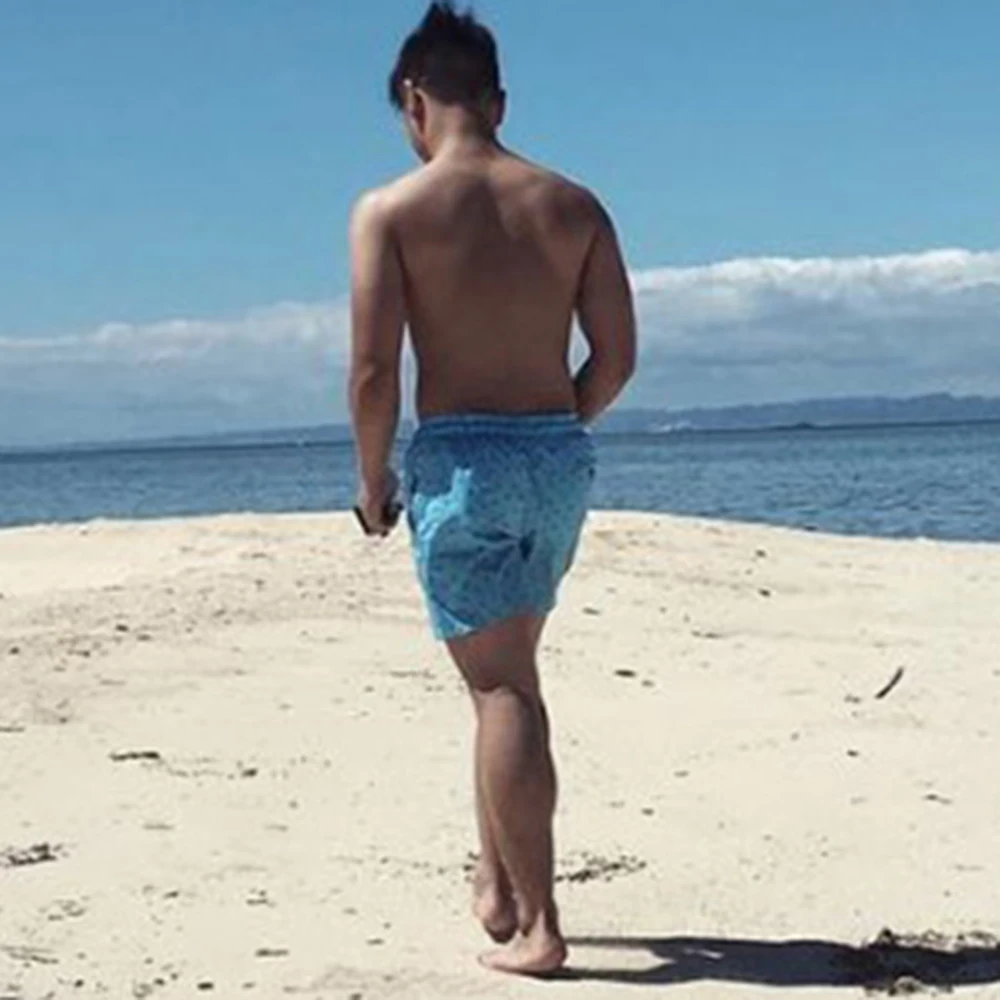 Discount SHUJIN Multi Color Pocket Quick Dry Swimming Shorts For Men Swimwear Man Swimsuit Swim Trunks Summer Bathing Beach Wear Surf