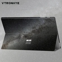 Окрашенные спрей шаблон ПВХ ноутбука Стикеры для microsoft Surface Pro 3 Pro 4 Pro 5 Высокое качество украшения Обложка кожи стикер s