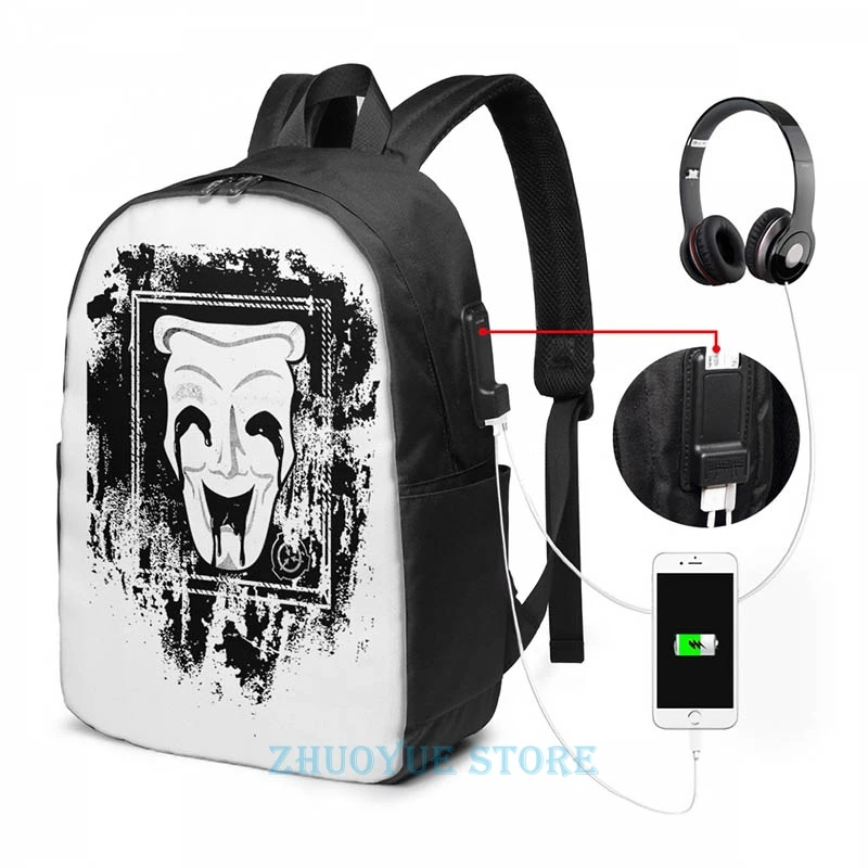 Scp 035 3D Print Design Backpack Student Bag Scp 035 Scary Spooky Scp  Containment Breach - AliExpress