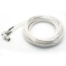 RG316 SMA кабель высокотемпературный коаксиальный кабель, SMA штекер SMA правый угол штекер, 1 м