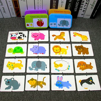 Portable Montessori  Early Educational Toys Match Game  1