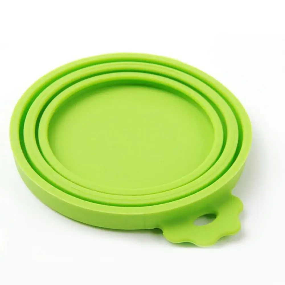 DishyKooker Луженая крышка консервы Крышка для корма для домашних животных товары для кошек и собак силикагель крышка для стакана воды 3-Характеристики