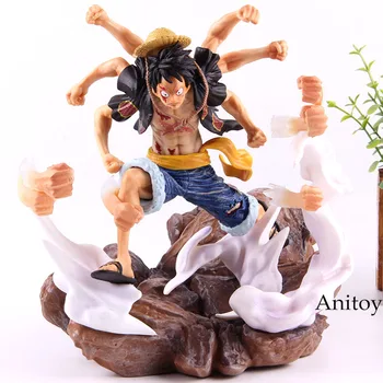 

Anime One Piece Luffy POP XXL Action Figure Monkey D Luffy Gear Fourth PVC Collection Model Toy Birthday Gift