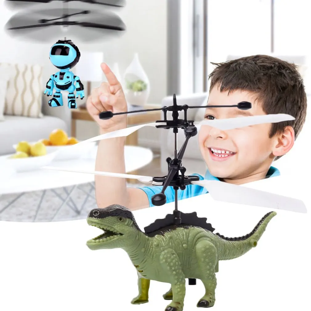 Robot Suspension Induction Aircraft ChildrenS Suspension Toy Lighting