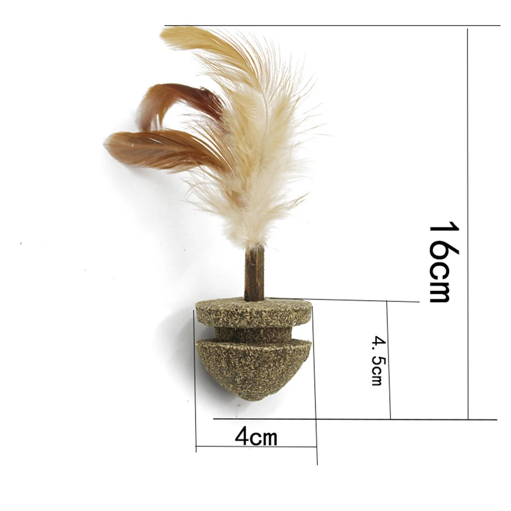 Catnip Toys Soft Feather Cat Toy Ball Treats Interactive Kitten Toys Gato Cat Toys Molar Teething Toy Pet Cat Supplies