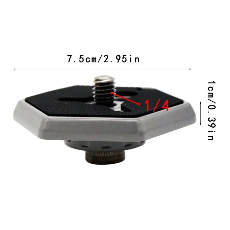 Шестигранная быстросъемная пластина с винтом 1/" 3/8" для камеры Manfrotto 030-38 RC0 3038 3049