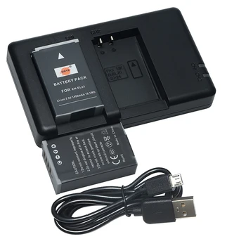 

2PCS 1400mAh 7.2V 10.1Wh EN-EL22 ENEL22 DSTE Rechargeable Battery Charger with Travel and Car Charger for Nikon 1 S2 J4 Camera