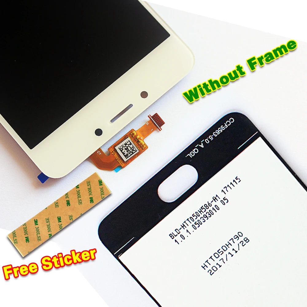 ЖК дисплей Fansu для Meizu M5C / Meilan 5C сенсорный экран 5 0 дюйма дигитайзер в сборе рамка