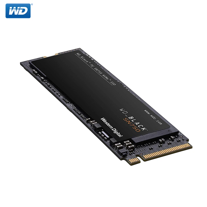 Western Digital Внутренний твердотельный накопитель M2 WD Black SN750 SSD 1 ТБ 250GB 500GB M.2 2280 SSD NVMe Gen3 PCle 3D Nand SSD для ПК