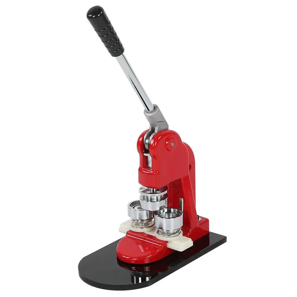 US $61.97 25cm Button Maker Badge Punch Press Maker Machine With 1000 Circle Button Parts Circle Cutter With Screws Dowels And Hex Keys