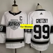 Women's Los Angeles#99 Wayne Gretzky#32 Jonathan Quick#8 Drew Doughty#11 Anze Kopitar hockey jersey