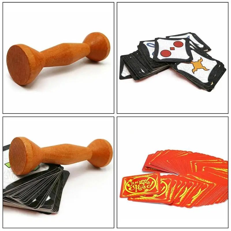 

Totem Jungle Token Run Board Game Forest Fast Pair Speed Game Card English Instruction Fun Cards For Familiy Party Gathering