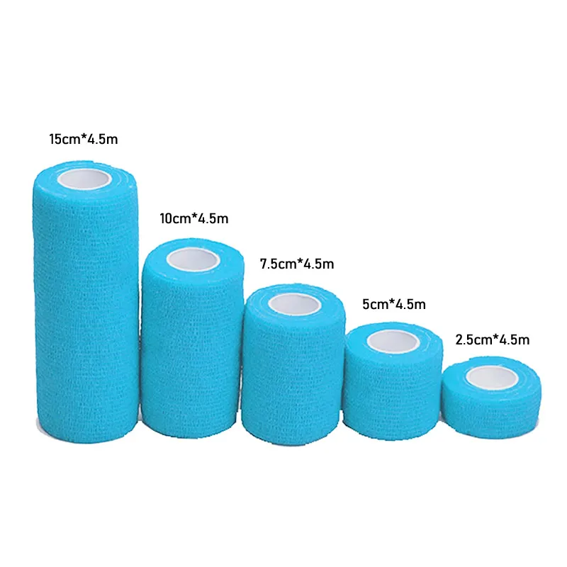 1 Rolls First Aid Self Adherent Cohesive Bandages Sports Tape for Wrist Ankle Sprains & Swelling Width 2.5-15cm Rainbow Colors 1 Rolls First Aid Self Adherent Cohesive Bandages Sports Tape for Wrist Ankle Sprains & Swelling Width 2.5-15cm Rainbow Colors