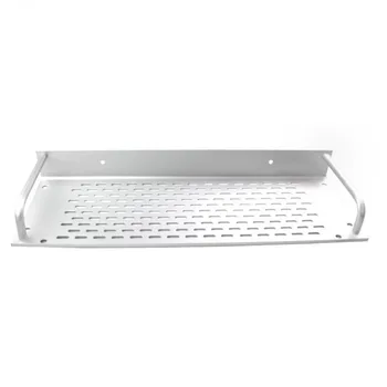 

Bathroom Shower Tray Space Wall Mounted Single Layer Aluminum Bathroom Shelf