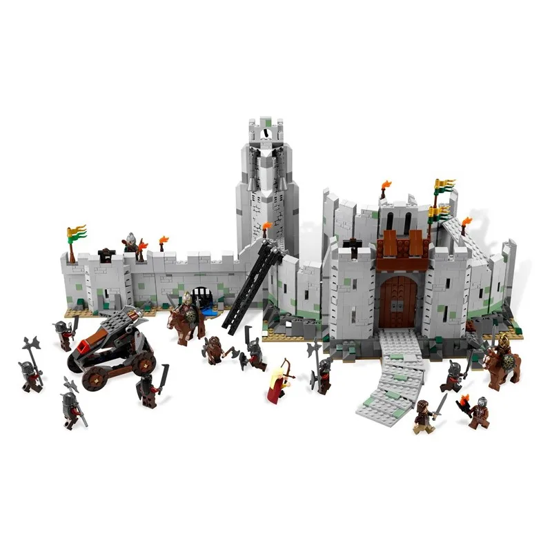 

16013 Movie series The Lord of the Rings The Battle Of Helm' Deep Model Building Block 1368pcs Bricks Toys Compatible 9474