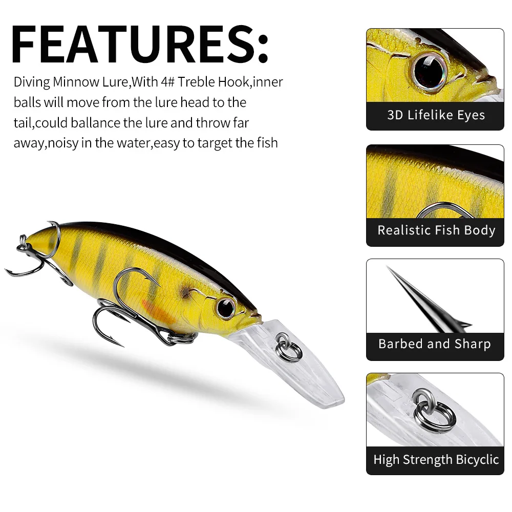 Рисунок 3 - пластиковая жесткая рыболовная приманка