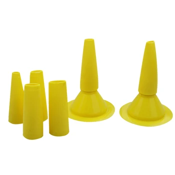 

8pcs/set Glass Cement For Caulking Home Glue Nozzle Finishing Grouting Multifunction Straight Push Type Sealant Tool Accessories