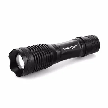 

skywolfeye T6 2000LM Tactical LED Flashlight Rechargeable 5 Modes Torch Lamp Zoomable #4e27