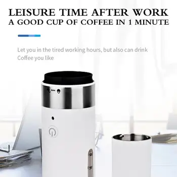 

Portable Automatic Coffee Machine American Stainless Steel Coffee Pot Capsule Coffee Machine Coffee Powder Hourglass Home Car