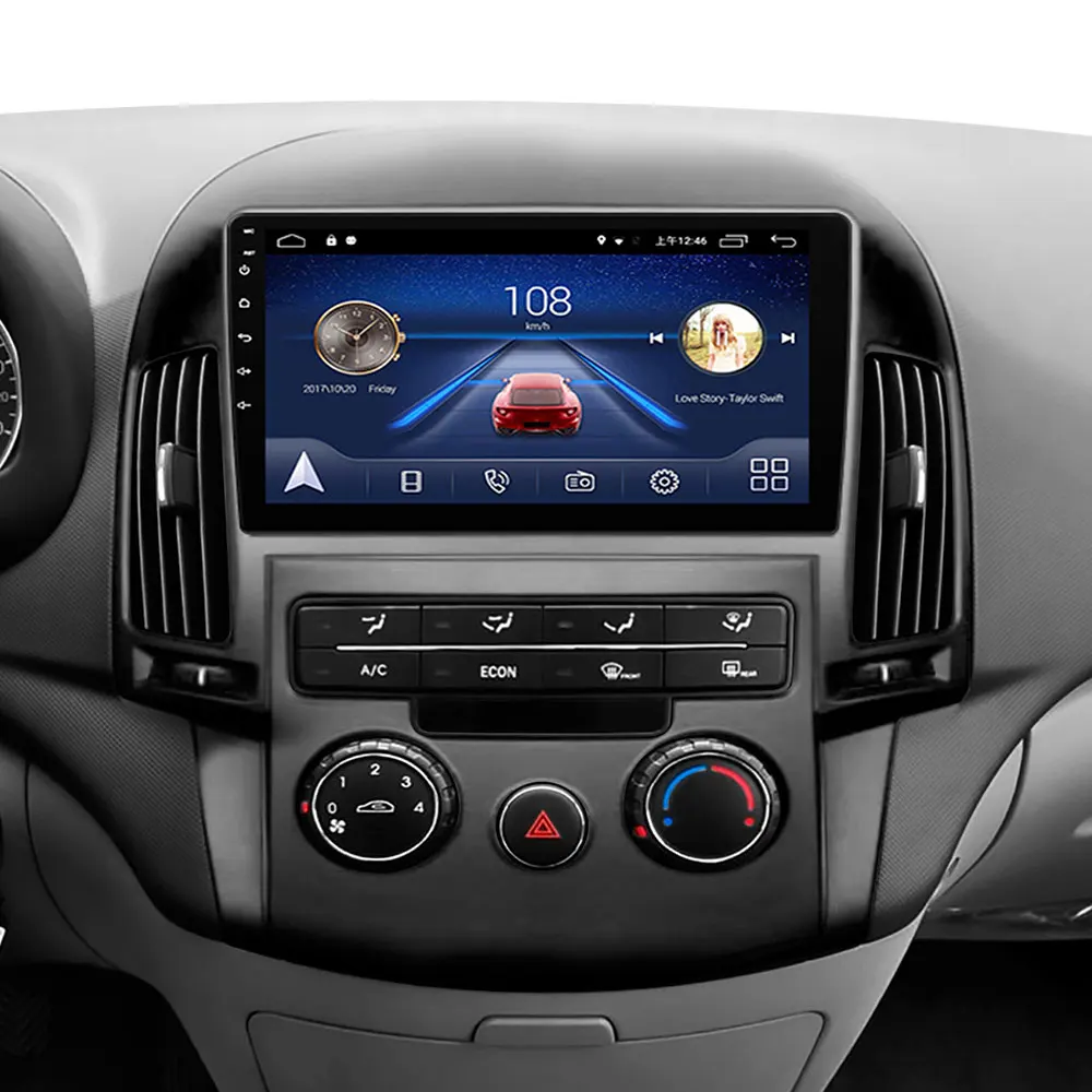 Android 9,0 Системы автомобиля ips Сенсорный экран стерео для HYUNDAI I30 ручное управление кондиционером плеером и стереодинамиком для использования