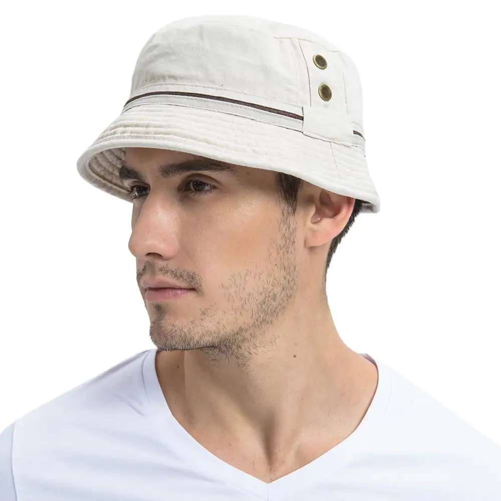 VOBOOM летняя Панама Хлопковая мужская и женская дышащая Рыболовная Шапка 102|sun bucket