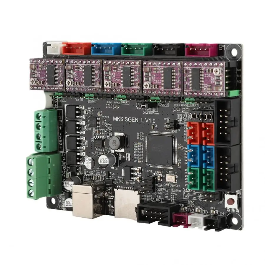 3d принтер материнская плата аксессуары для MKS SGen-L+ DRV8825 привод комплект для коссель/Ultimaker