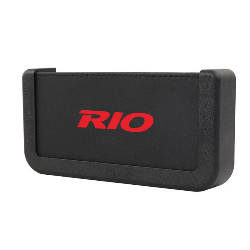 Автомобильный ящик для хранения для KIA RIO, автомобильный Органайзер из искусственной кожи Чехол карманный автокресло с боковыми Для бумажник телефон монеты сигареты ключи карты - Название цвета: type 2