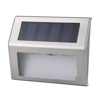 

Energy Efficient Waterproof Tent Accessories Stainless Steel Solar Powered Wall Mount Lamp Garden Fence Landscape Lamp Stair