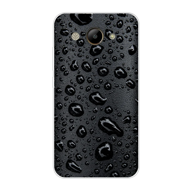Светло-фиолетовый Для huawei Y3 чехол мягкий силиконовый huawei Y3 прозрачная задняя крышка 5,0 ''TPU Y 3 защитный чехол на телефон - Цвет: Светло-фиолетовый