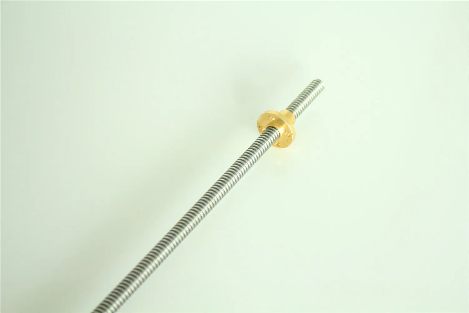 T8 8 мм свинцовый винт шаг 2 мм свинец 2 мм 600 1000 мм с латунной гайкой для ЧПУ 3d принтер RU