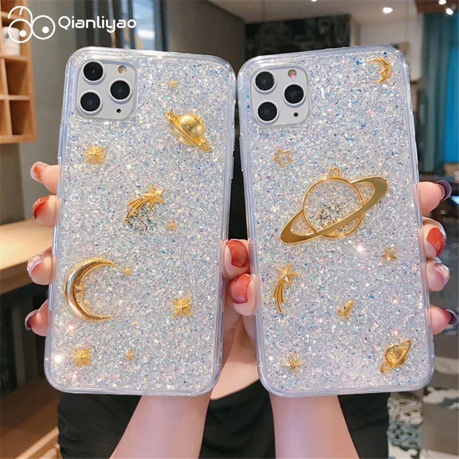 Qianliyao 3D космическая планета Луна Чехол для телефона для iphone 11 Pro Max XR XS Max для iphone X 7 8 6 6S Plus чехол s Мягкий силиконовый чехол