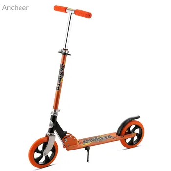 

Ancheer Newest 2-Wheel Kick Scooter Adult Teenager Lightweight Foldable 3 Levels Adjustable Height 2-Wheel Kick Scooter