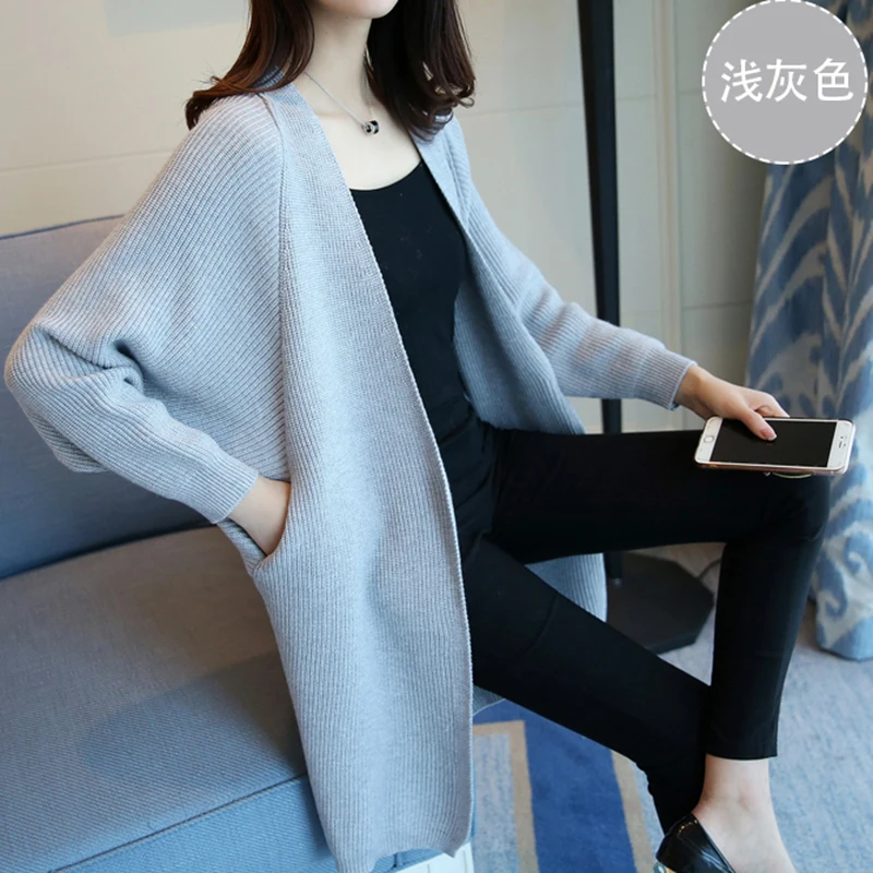 Women Long Sweater Cardigans 3XL Winter Stitch Poncho Knitting Sweater Female Over sized Shawl Cape Jacket Coat Trench Parka