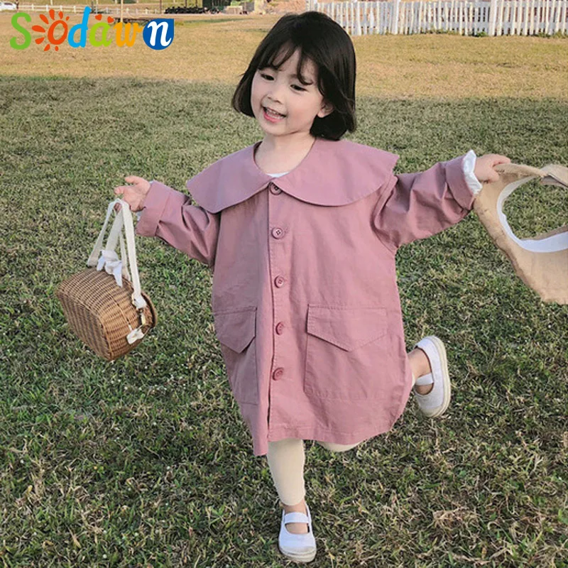 

Sodawn Autumn Baby Boys Girls Clothing Toddler Children Jacket And Coat Long Sleeve Clothes Trench For Kids Windbreaker Outwear