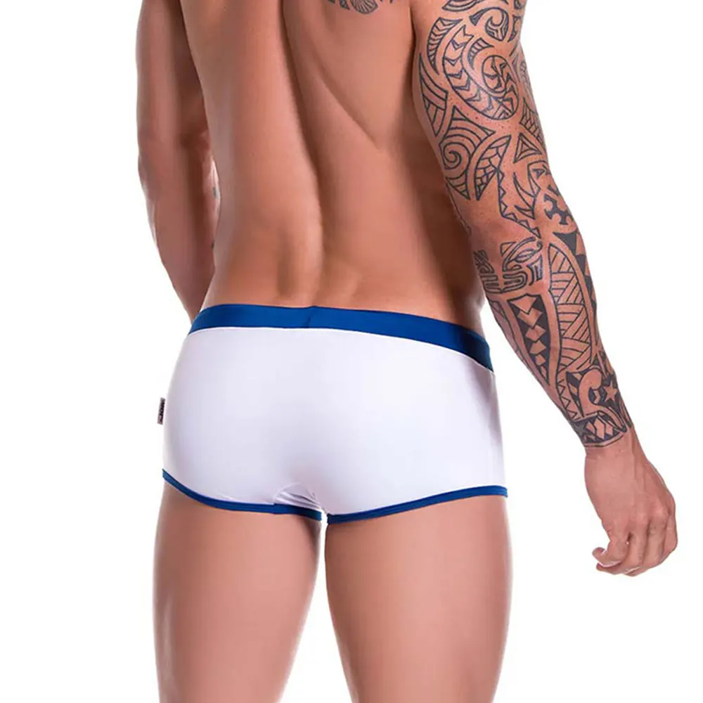 Trunk Swimwear Swim Pants Solid Stretch Outdoors Casual Bathing-Pants Brand Beach Swimming Drawstring Man Swimsuit_voghion.com