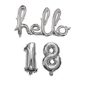 Silver Hello 18