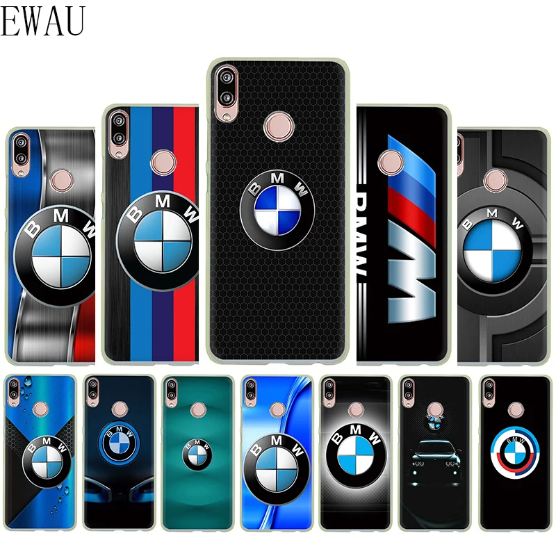 

EWAU BMW Logo Silicone Mattle phone case for Huawei P8 P9 P10 P20 P30 Lite Mine Pro P Smart Z Plus