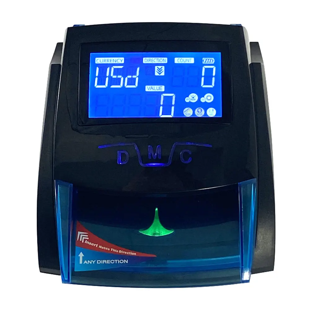 Israeli Shekes Money Counter Fake Notes Detector With 4 Sides Insertion Money Detector uv money detector