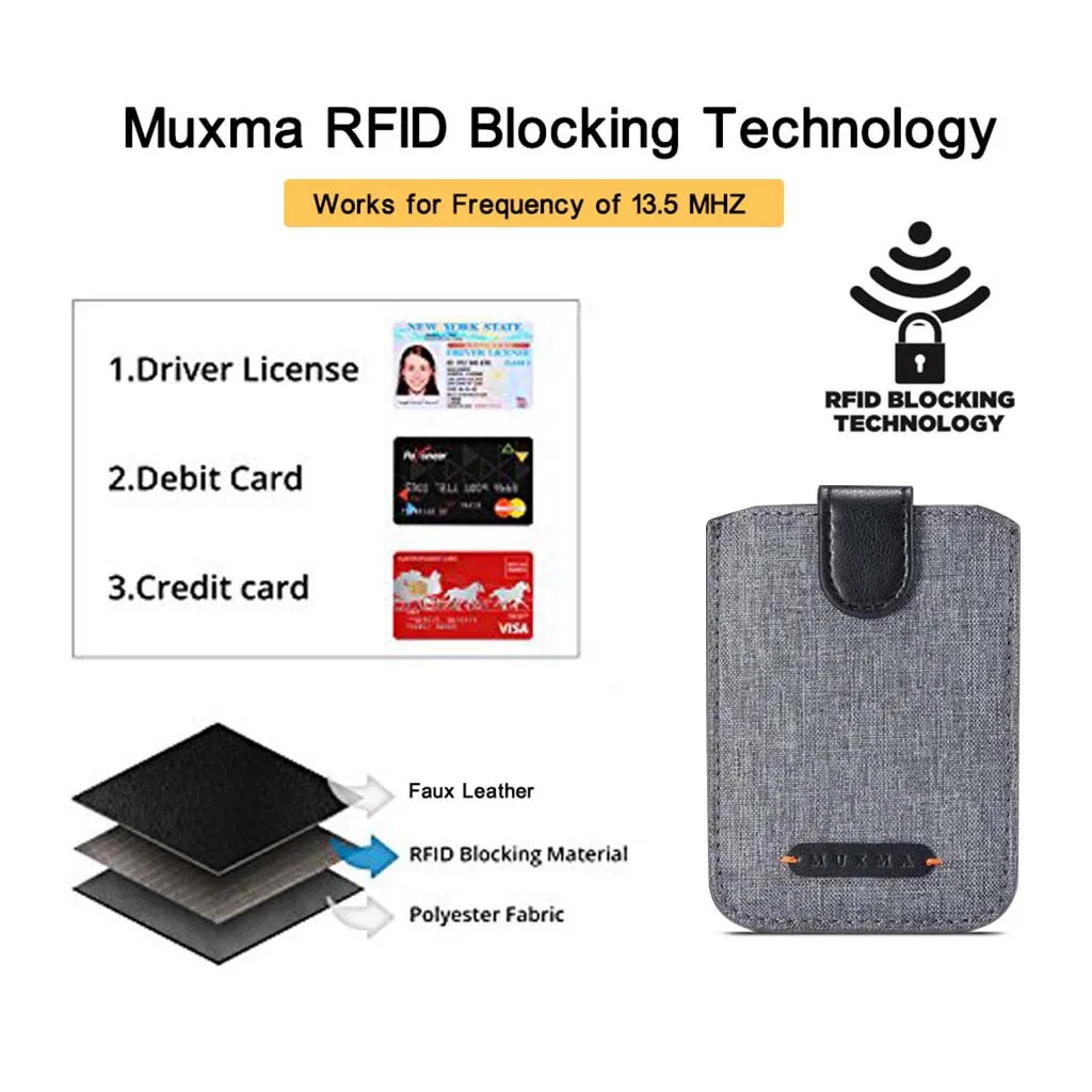 Держатель для карт для задней панели телефона RFID Блокировка 5 тянет Кредитная карта сотовый телефон кошелек тянет толчок сильный держатель для телефона Y10