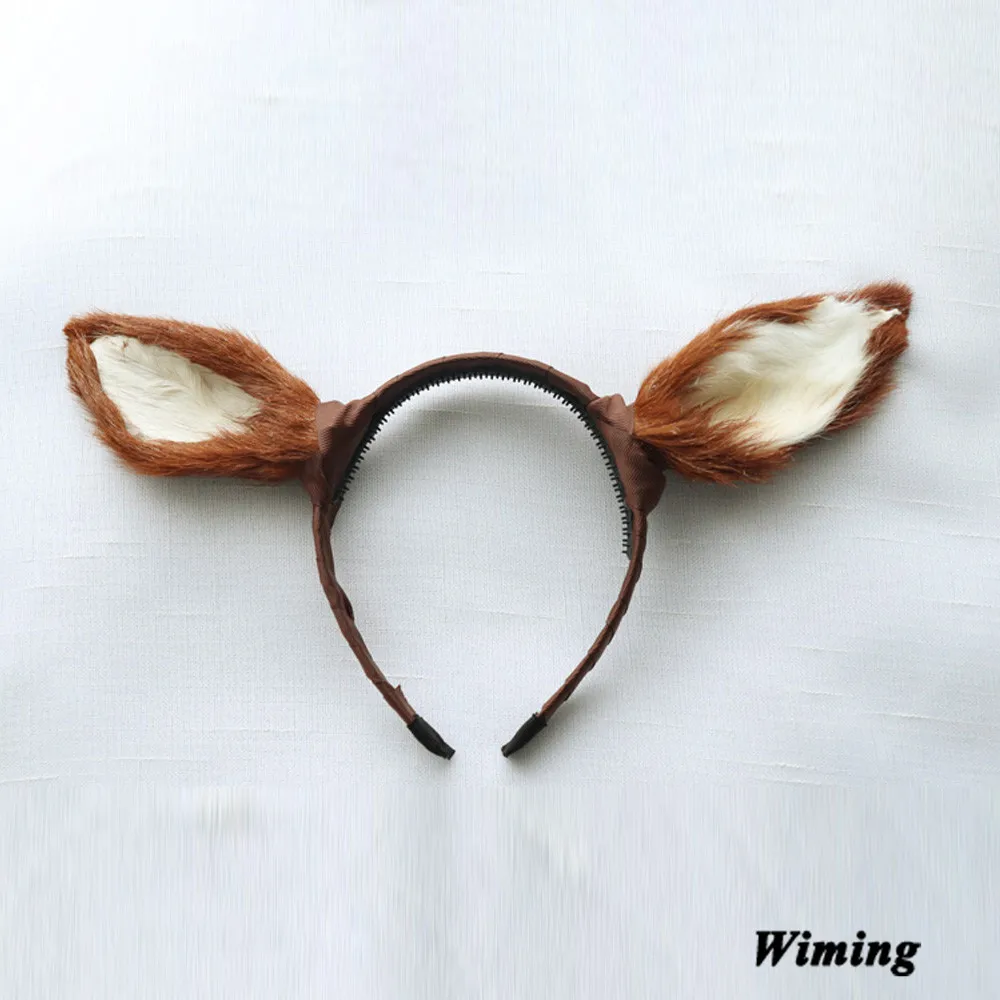 deer ears air clip faun headband women girls children birthday party decoration supplies antlers headpiece chirstmas headband - Цвет: Design 4