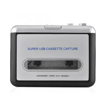 

Audio Music Player USB Cartridge on PC MP3 CD Switcher Converter Record audio music player with headphones cassette converter