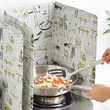 1 шт. газовая плита из алюминиевой фольги теплоизоляция Брызговики экраны масло брызговик щит защита для ресторана кухня специальный инструмент