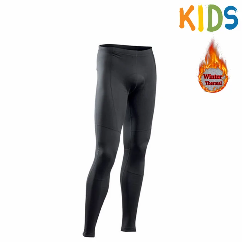 Northwave Children Winter Thermal Fleece Cycling Set Clothes Kids Sport Riding Bike MTB Clothing Long Pants Warm Set - Цвет: 19