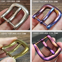 Fivela de cinto em forma de d anti alérgico em titânio puro de burn gold, burn blue, burn purple, cor de titânio, fosco para mulher