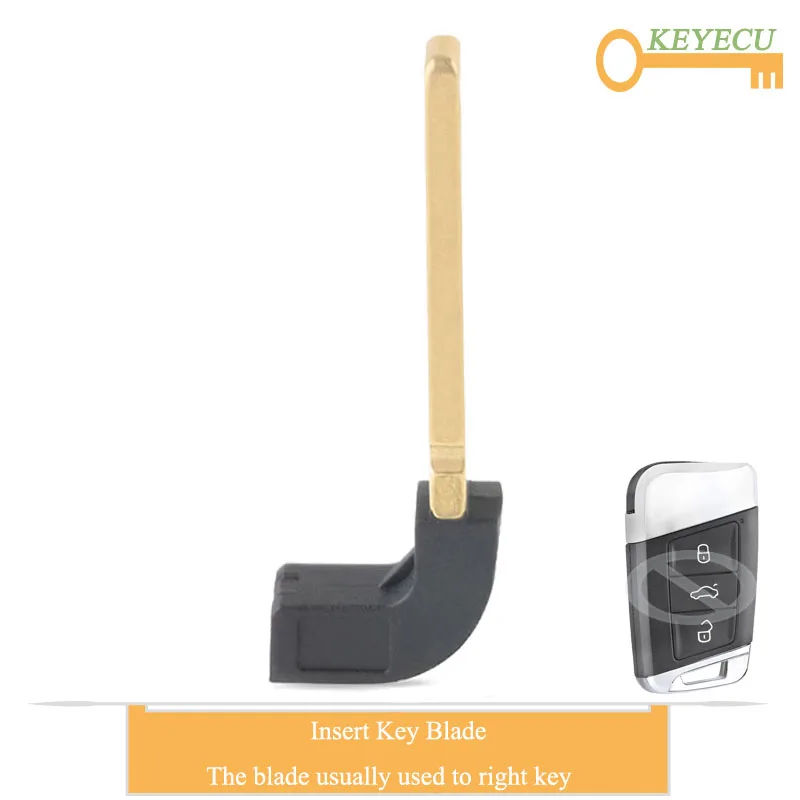 Запасной смарт ключ KEYECU для автомобиля с дистанционным управлением Volkswagen Magotan