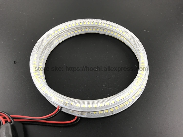 HochiTech ультра яркий SMD белый светодиодный ангельские глазки halo Кольцо Комплект дневного света DRL для Volvo XC60 с проектором