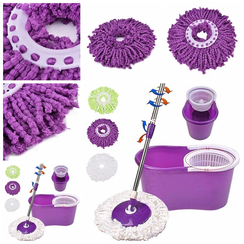 Spin Mop And Bucket With Wringer Set, 360°Rotating Martinique - View #8